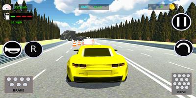Course de voiture sport en 3D capture d'écran 2