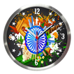 Republic Day Clock Live Wallpaper