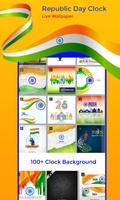 2 Schermata Republic Day Clock Live Wallpaper