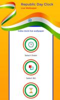 3 Schermata Republic Day Clock Live Wallpaper