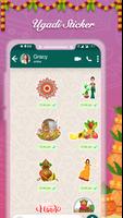 Ugadi Stickers For Whatsapp capture d'écran 1