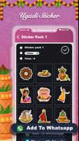 Ugadi Stickers For Whatsapp capture d'écran 2