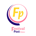 Festival Post maker business ícone