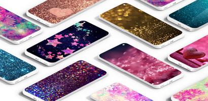 Glitter Lock Screen Wallpaper Plakat