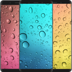 Rainbow Water Droplets Wallpaper Zeichen