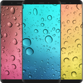 Rainbow Water Droplets Wallpaper