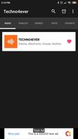 Techno4Ever App Radio FM پوسٹر