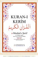Kur'an-ı kerim ve meali الملصق