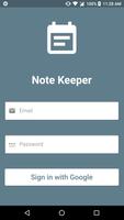 Note Keeper Affiche
