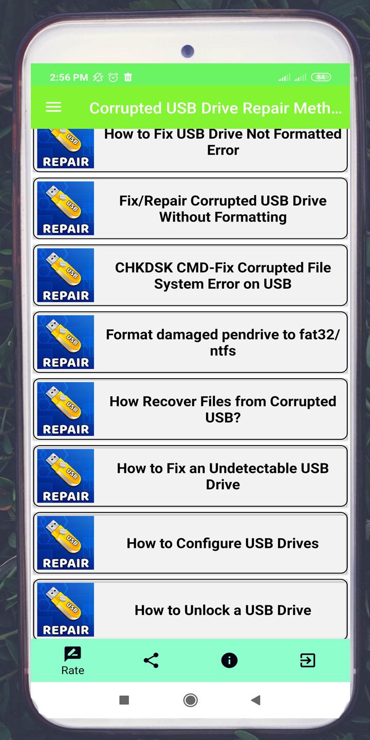 Corrupted USB Drive Repair Method Guide pour Android - Téléchargez l'APK