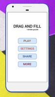 Drag And Fill -1Stroke Puzzle Cartaz