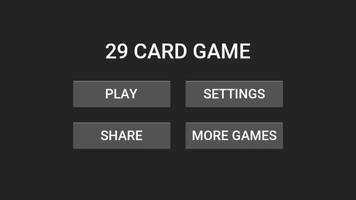 29 Card Game الملصق