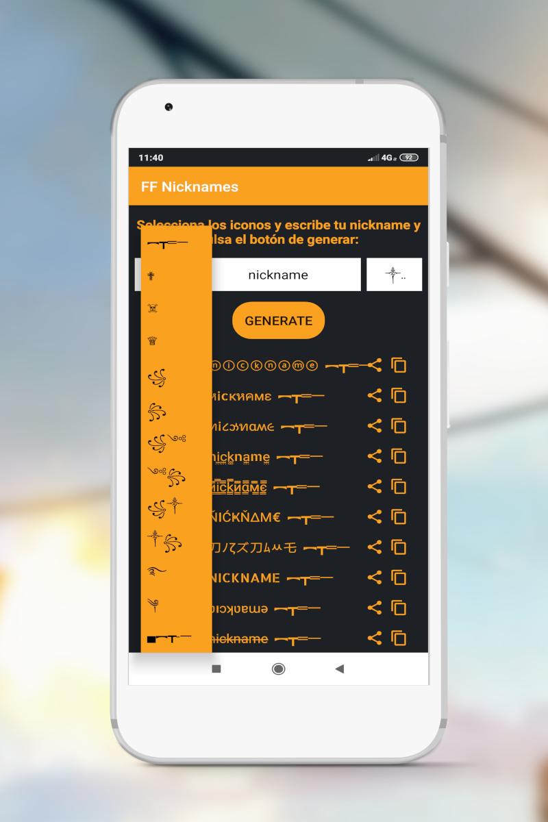 Nama Untuk Ff Dengan Simbol Khusus For Android Apk Download