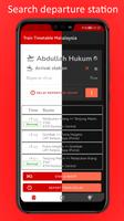 پوستر Train Timetable Malaysia Great