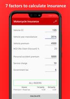 Motorcycle Insurance Calculator FREE Affiche