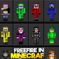 FF gamer skins for minecraft
