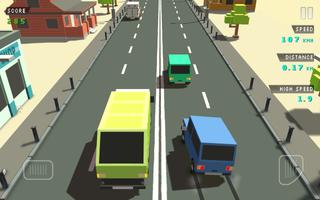 Poster Blocky Traffic Racer