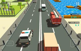 2 Schermata Blocky Traffic Racer