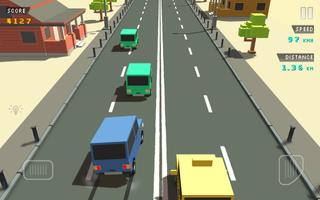 Blocky Traffic Racer syot layar 3