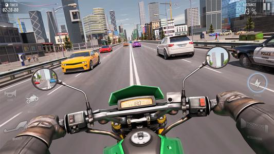 BRR: Moto Jogos Corrida 3D imagem de tela 3