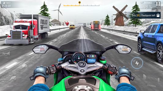 BRR: Jeu de course de moto 3D capture d'écran 2