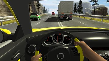 Racing in Car 2 captura de pantalla 4