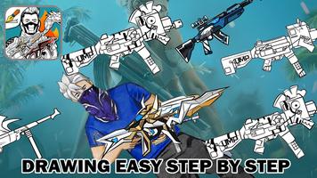 How to Draw Battle Weapon Fire screenshot 1
