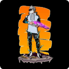 FFF FF Skin Tool, Emote, Skin, Elite pass Bundles أيقونة