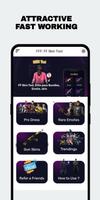 FFF FF Skin Tool, Emote, Skin, Elite pass Bundles تصوير الشاشة 1