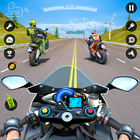 モト トラフィック 自転車 人種 ゲーム 3d アイコン