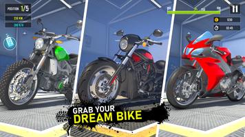 Moto Traffic Bike Race Game 3d Ekran Görüntüsü 1