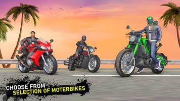 Moto การจราจร จักรยาน แข่ง เกม ภาพหน้าจอ 3