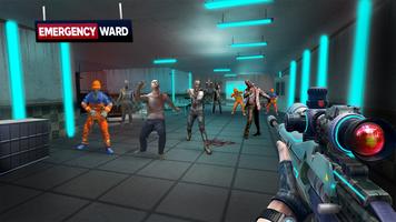 Zombie Penembakan permainan 3D poster