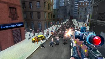 Zombi Tiroteo Juegos 3D captura de pantalla 2