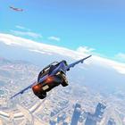 Flying Car Driving Games Sim icône