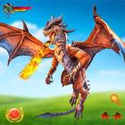 Flying Dino & Dragon Simulator icône