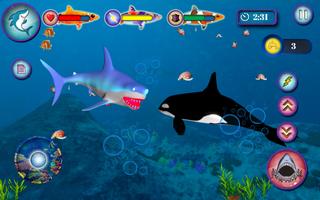Megalodon Shark Sea Battle تصوير الشاشة 3