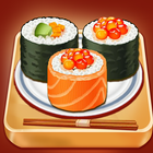 Jeu de sushi jeux de simulation de jeux de cuisine icône