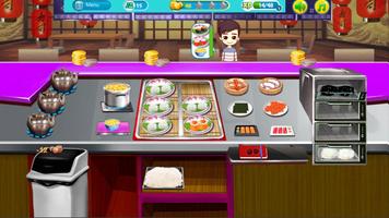 Sushi game cooking game-simulation restaurant game-poster
