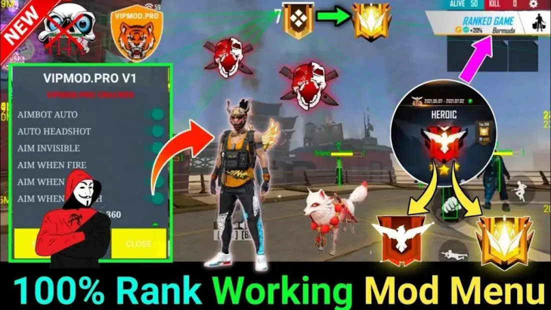 Ffh4x Mod Menu Fire Apk For Android Download