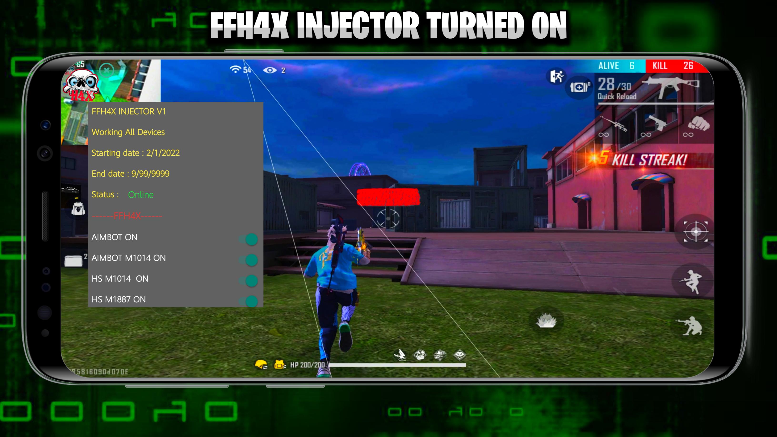 FFH4X Injector 1.62 ffh4x Max APK for Android Download