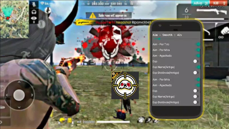 Download do APK de H4X - Headshot Mod Menu para Android