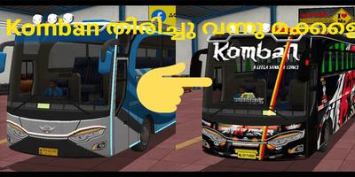 Bus Livery India Kerala Komban captura de pantalla 2