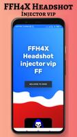 FFH4X Headshot injector vip FF الملصق