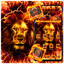 Thème du lion de feu APK