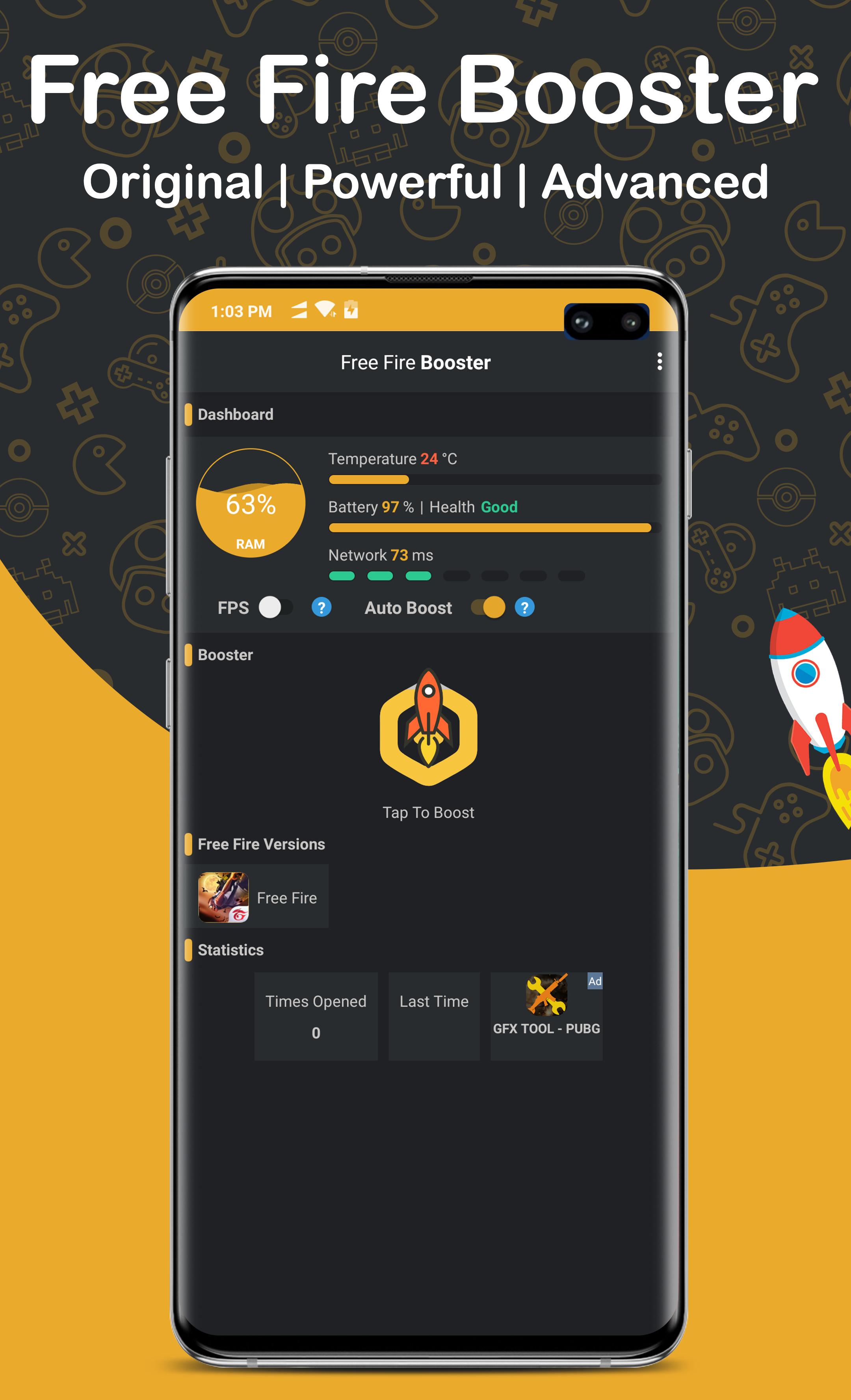 Booster For Free Fire Game Booster Amp Lag Fix For Android