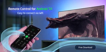 Remote control for Android TV Affiche