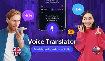 Traducteur vocal en Direct Affiche