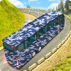 Real Army Bus Driving Games 3D biểu tượng