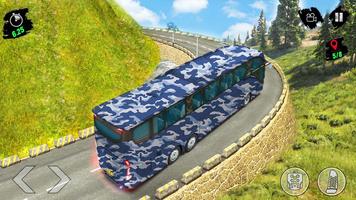 Real Army Bus Driving Games 3D screenshot 2